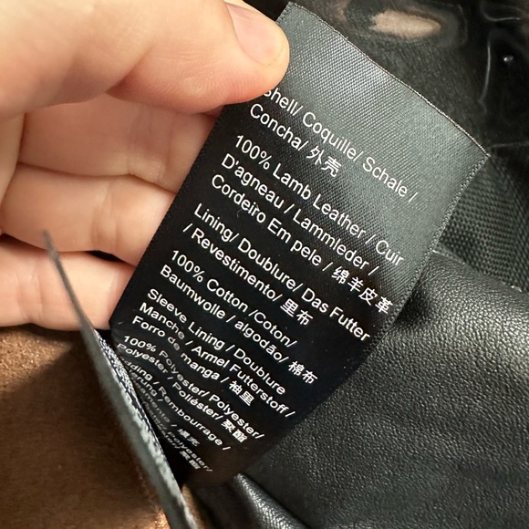 Muubaa Indus leather wired biker jacket - Picture 9 of 10